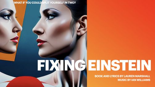 Fixing Einstein show poster