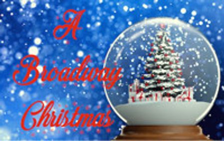 A Broadway Christmas show poster