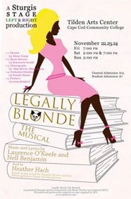 Legally Blonde The Musical show poster