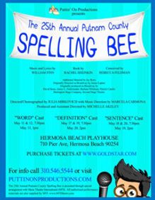 The 25th Annual Putnam County Spelling Bee show poster