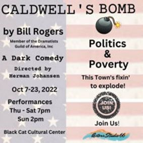 Caldwell's Bomb show poster