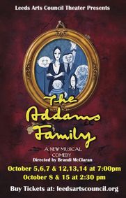 Addams Family, The Musical show poster