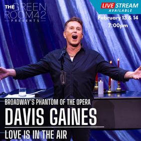 Davis Gaines: Love is in the Air show poster