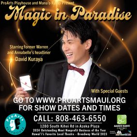 Magic in Paradise with David Kuraya show poster