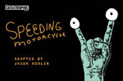 Speeding Motorcycle show poster