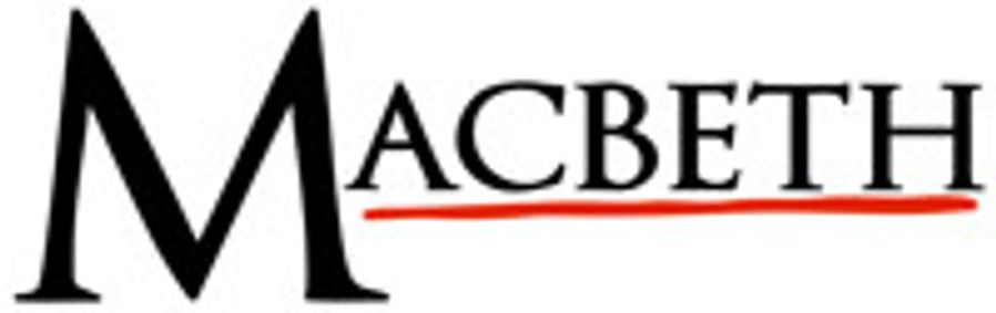 Macbeth show poster