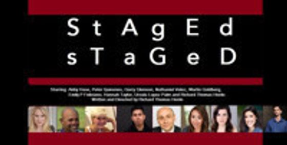 STAGED show poster