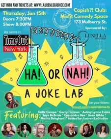 Ha! or Nah!: A Joke Lab *TimeOut NY PICK!* show poster