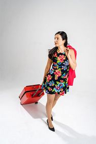 “Home? A Palestinian Woman’s Pursuit of Life, Liberty & Happiness” show poster