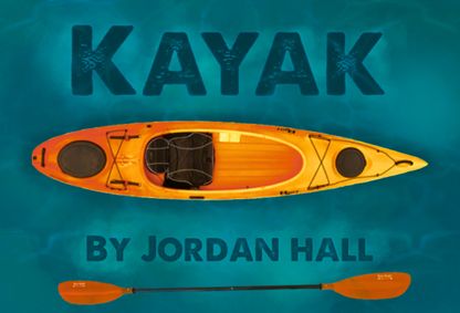 Kayak by Jordan Hall show poster