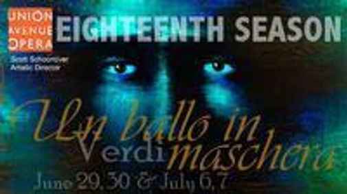 Un ballo in maschera show poster