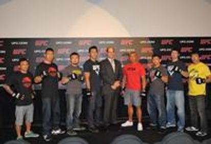 UFC RETURNS TO JAPAN IN 2012 show poster