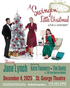 Jane Lynch’s A Swingin’ Little Christmas show poster