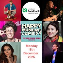 Happy Mondays Comedy : Comedy Fundraiser : 50% of Profits Donated to Lewisham FoodBank