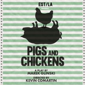 Pigs and Chickens show poster