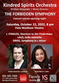 THE FORBIDDEN SYMPHONY show poster