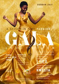 Horsing around with fashion show poster