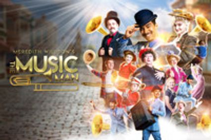 Meredith Willson's The Music Man show poster