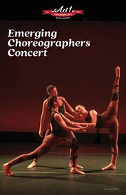 Emerging Choreographers Concert 2023 show poster