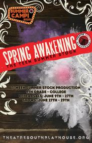 Spring Awakening show poster