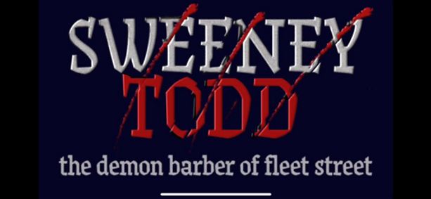 Sweeney Todd show poster