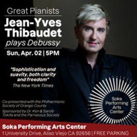 Great Pianists: Jean-Yves Thibaudet show poster