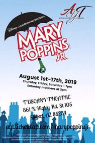 MARY POPPINS JR show poster