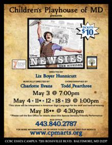 Disney's Newsies show poster