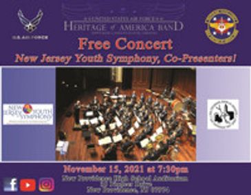 USAF Heritage of American Band Concert show poster