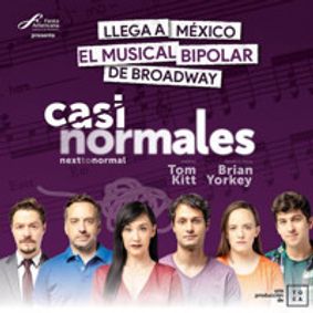 Casi Normales (NEXT TO NORMAL) show poster