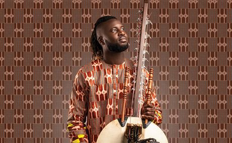 Suntou Susso: live album launch show poster