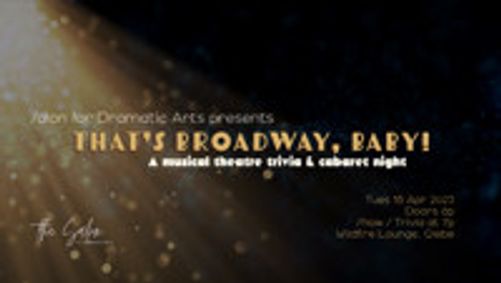 That's Broadway, Baby! show poster