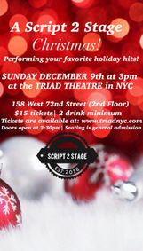 A Script 2 Stage Christmas show poster