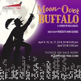 Ken Ludwig's Moon Over Buffalo show poster