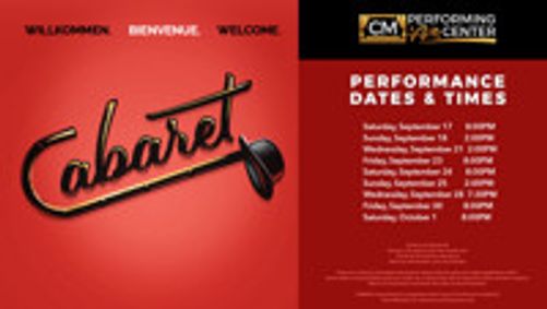 Cabaret show poster