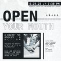 Open Your Mouth: A Concert for Advocacy + Action in Philadelphia