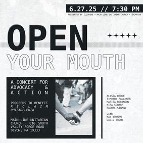Open Your Mouth: A Concert for Advocacy + Action show poster