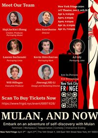 Mulan, and NOW show poster