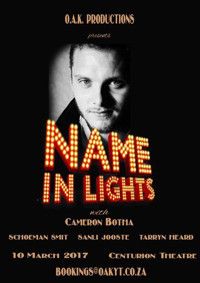 NAME IN LIGHTS show poster