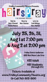 Hairspray show poster