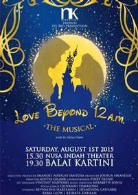 Love Beyond 12 A.M the Musical show poster