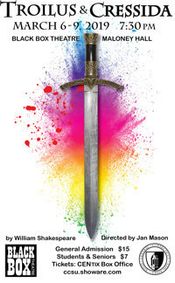 Troilus and Cressida show poster
