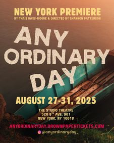 Any Ordinary Day show poster
