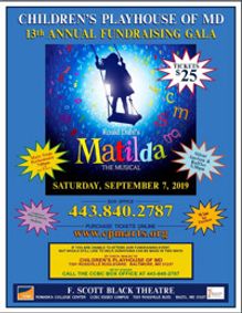 CPM's Gala 2019 - Matilda The Musical show poster