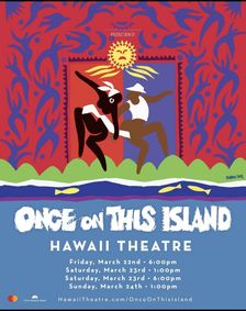 Once On This Island show poster
