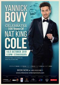 YANNICK BOVY CELEBRATES 100 YEARS OF NAT KING COLE show poster
