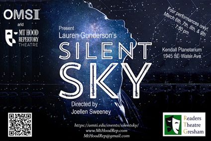 Silent Sky show poster