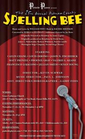 The 25th Annual Putnam County Spelling Bee show poster