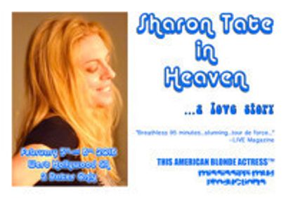 Sharon Tate in Heaven show poster