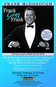 FRANK SINGS FRANK show poster